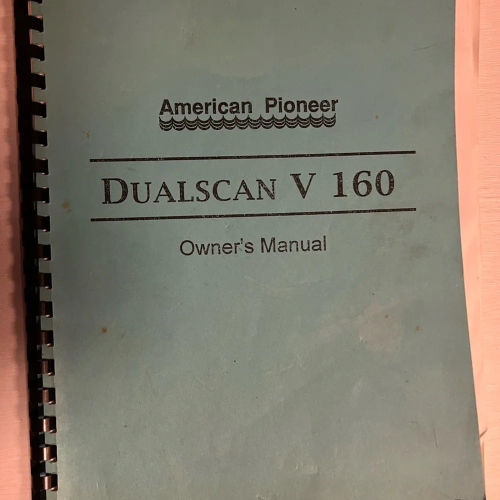 Marine Sonar American Pioneer dual scan v160 boat equipment